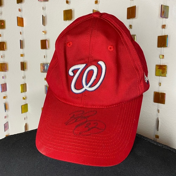 Washington Nationals Signed Baseball Hat - Picture 1 of 5